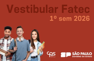 Imagem contendo informações sobre vestibular fatec.
