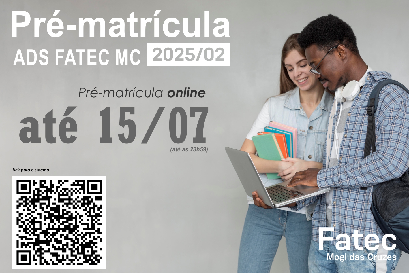 Imagem contendo informação da pré-matrícula.
