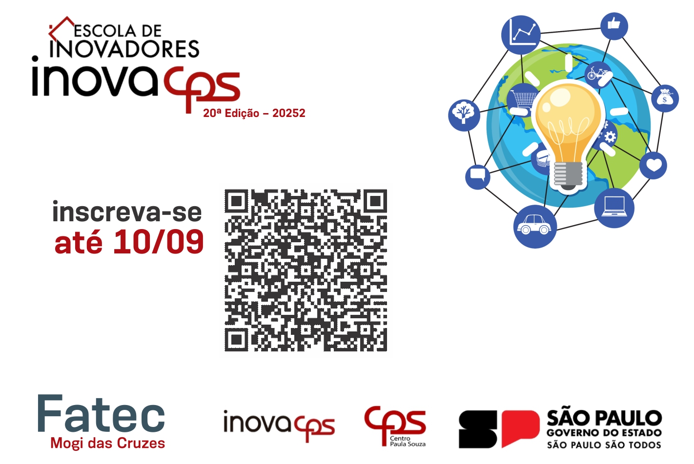 Imagem contendo informação sobre a escola de inovadores.