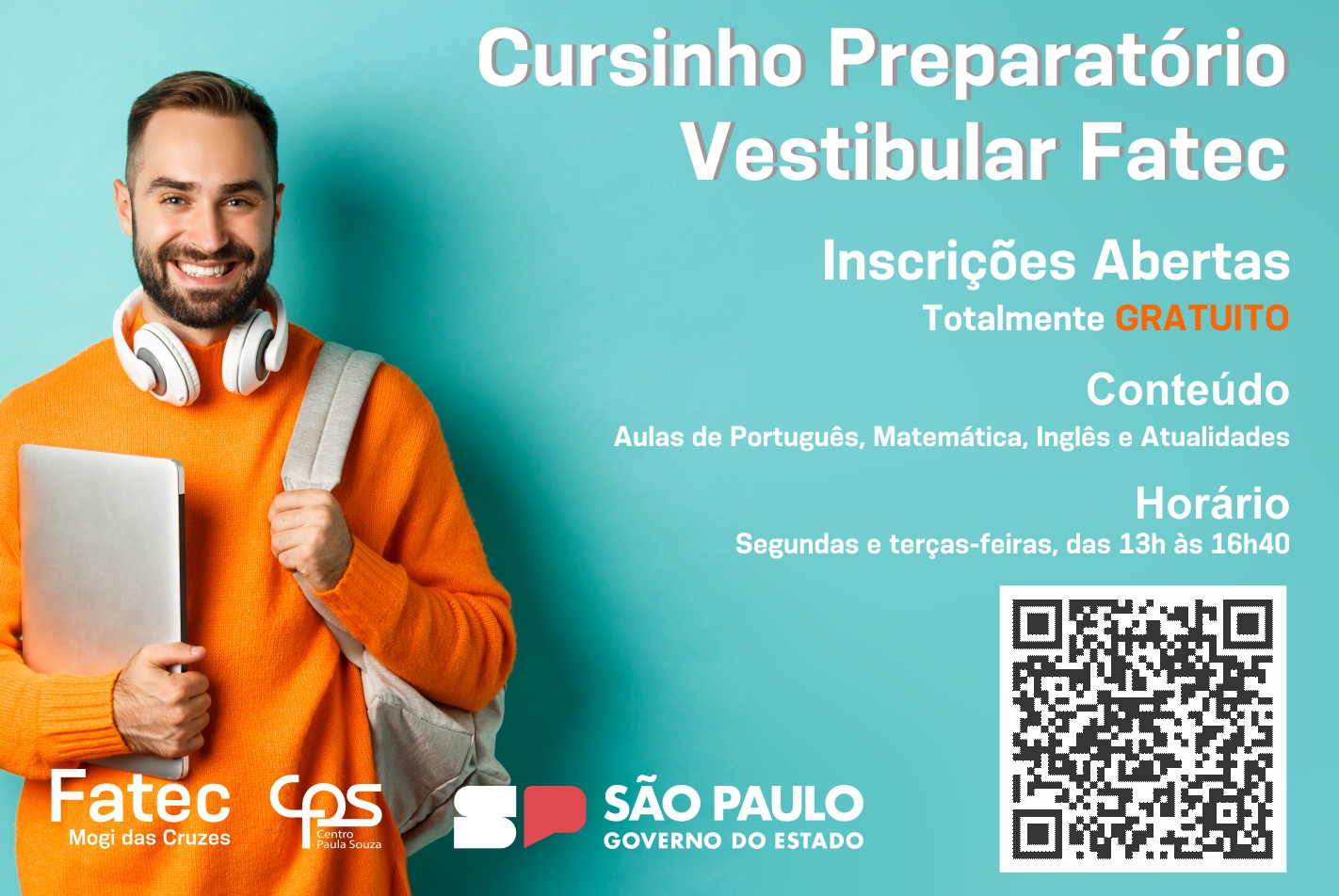 Imagem contendo informações sobre o pré-vestibular.