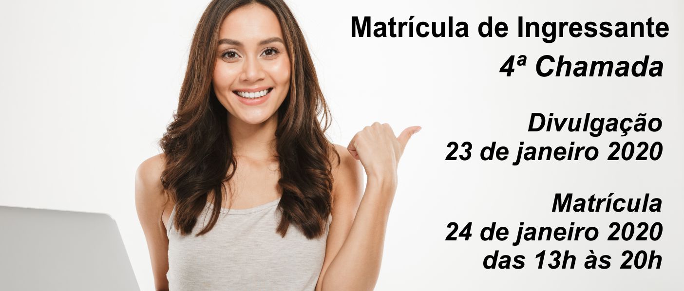 Imagem contendo informação sobre a matricula de ingressantes.