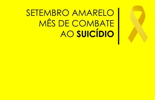 Imagem contendo informações sobre o NÓS e o setembro amarelo.