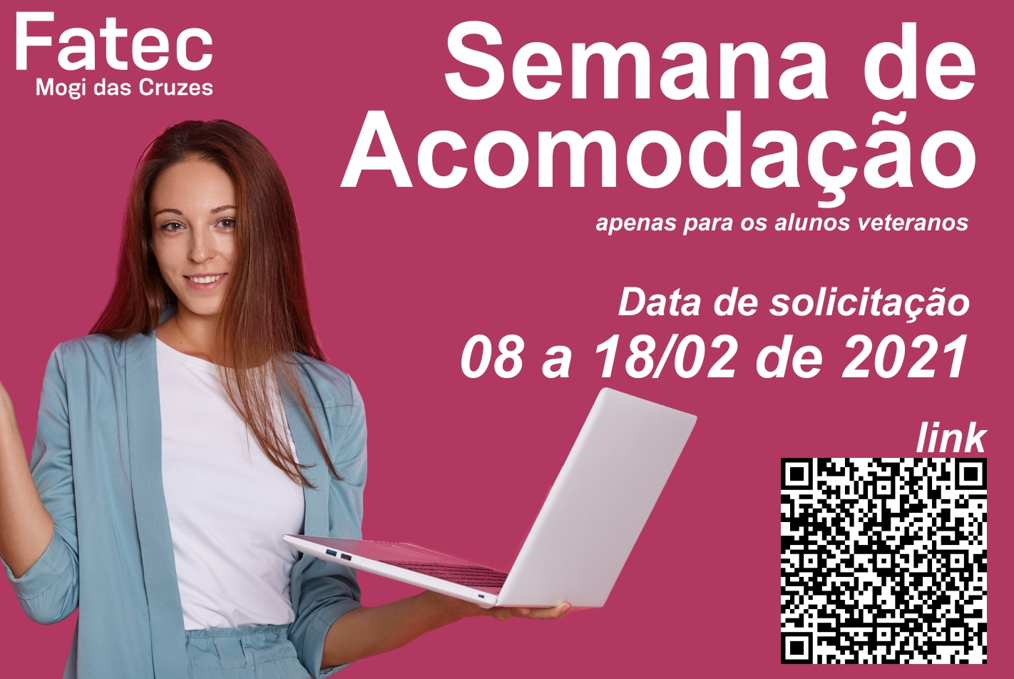 Imagem contendo informações sobre acomodação de matrícula.